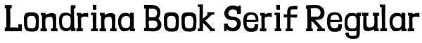 Londrina Book Serif Regular Font