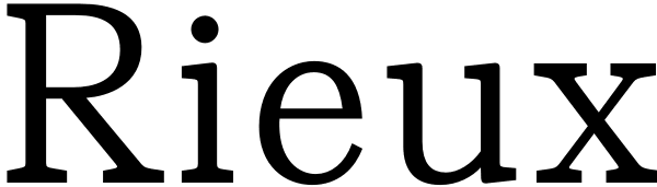 Rieux Font