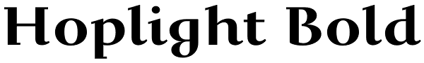 Hoplight Bold Font