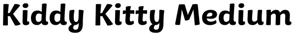 Kiddy Kitty Medium Font