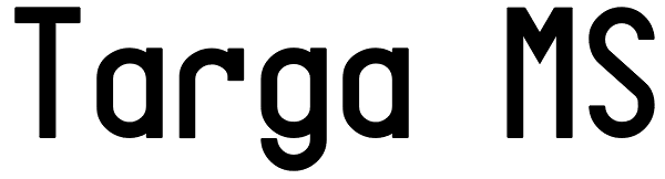 Targa MS Font