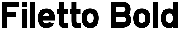 Filetto Bold Font