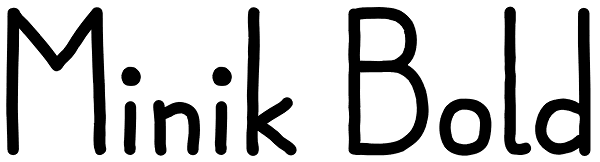 Minik Bold Font