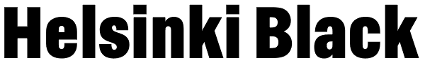 Helsinki Black Font