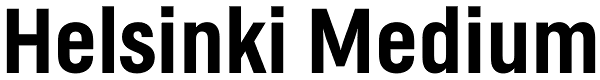 Helsinki Medium Font