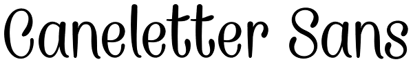 Caneletter Sans Font