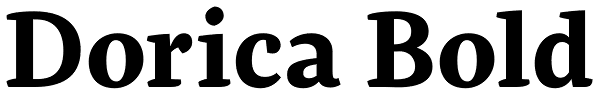 Dorica Bold Font