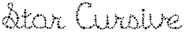 Star Cursive Font