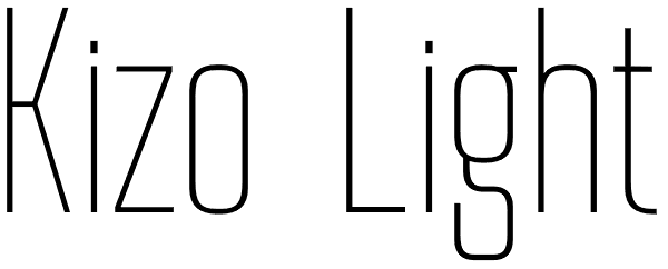 Kizo Light Font