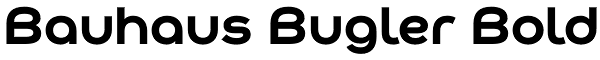 Bauhaus Bugler Bold Font