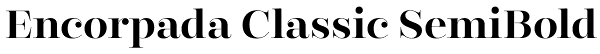 Encorpada Classic SemiBold Font