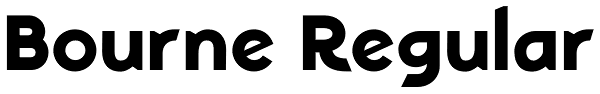 Bourne Regular Font