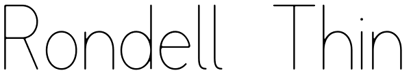 Rondell Thin Font