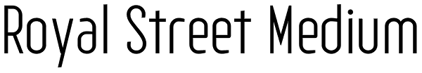 Royal Street Medium Font