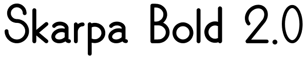 Skarpa Bold 2.0 Font