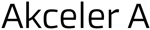 Akceler A Font