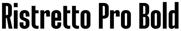 Ristretto Pro Bold Font