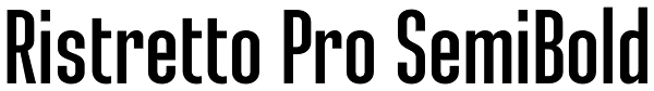 Ristretto Pro SemiBold Font