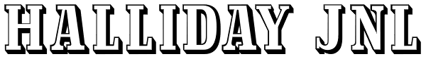 Halliday JNL Font