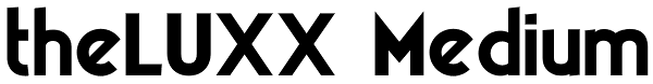 theLUXX Medium Font