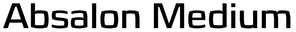 Absalon Medium Font