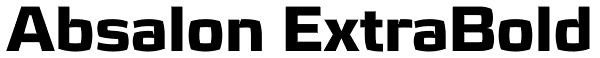 Absalon ExtraBold Font