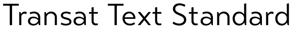 Transat Text Standard Font