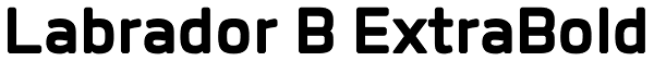 Labrador B ExtraBold Font