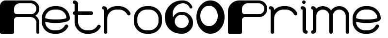 Retro60Prime Font