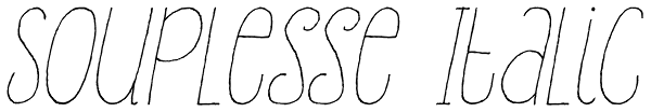 Souplesse Italic Font