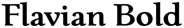 Flavian Bold Font