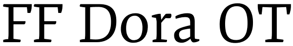 FF Dora OT Font