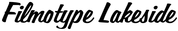 Filmotype Lakeside Font