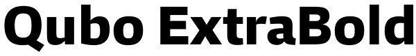 Qubo ExtraBold Font