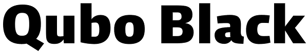 Qubo Black Font