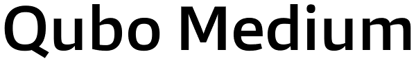 Qubo Medium Font