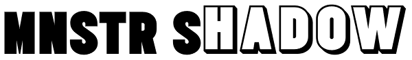 MNSTR Shadow Font