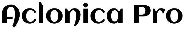 Aclonica Pro Font