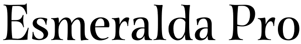 Esmeralda Pro Font