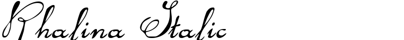 Rhalina Italic Font