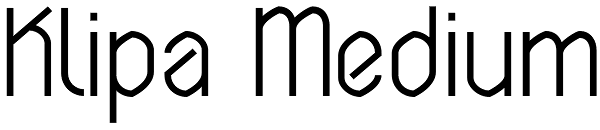 Klipa Medium Font