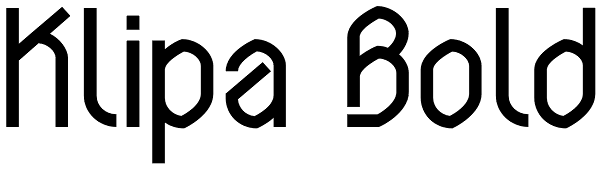 Klipa Bold Font