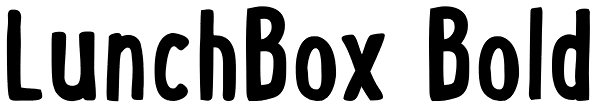 LunchBox Bold Font