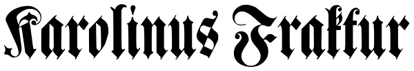 Karolinus Fraktur Font