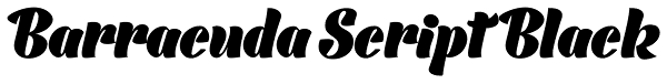 Barracuda Script Black Font