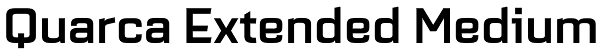Quarca Extended Medium Font