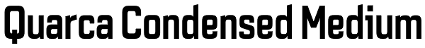 Quarca Condensed Medium Font
