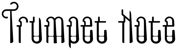 Trumpet Note Font