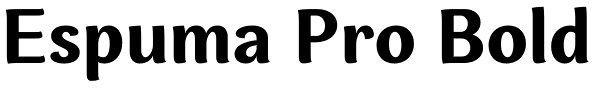 Espuma Pro Bold Font