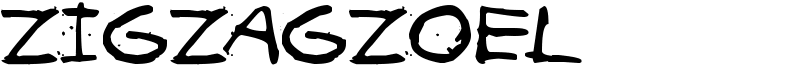 ZIGZAGZOEL Font